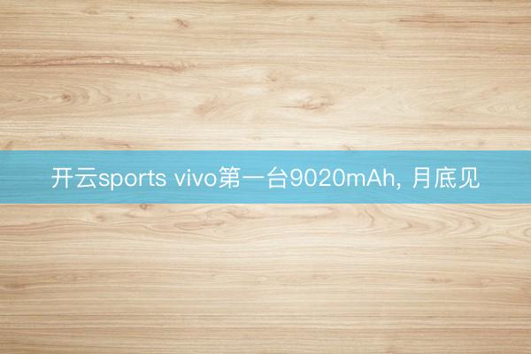 开云sports vivo第一台9020mAh， 月底见