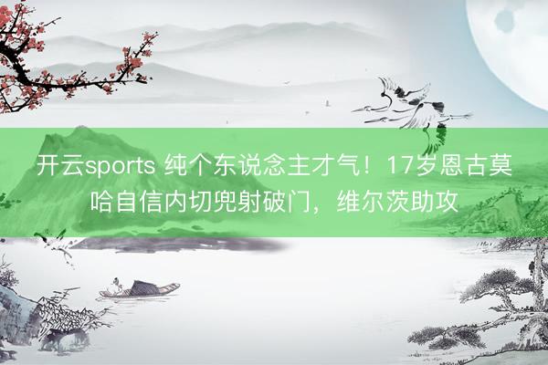 开云sports 纯个东说念主才气！17岁恩古莫哈自信内切兜射破门，维尔茨助攻